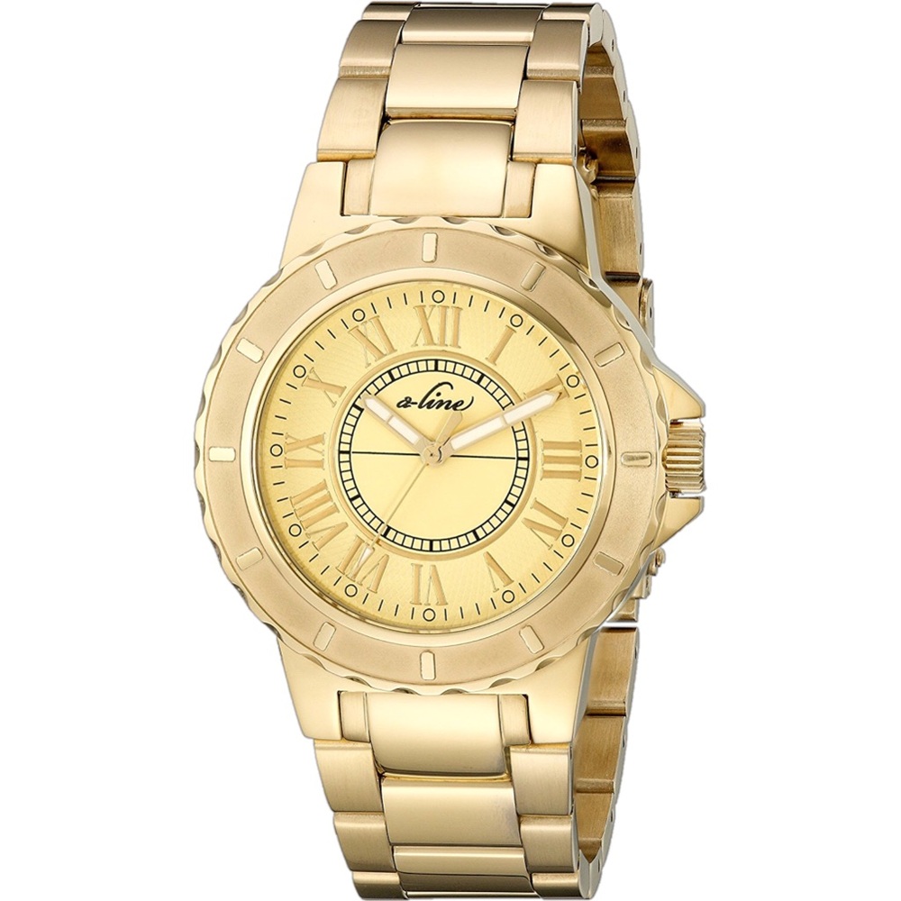 A-Line 20013 Marina Japanese Gold Watch